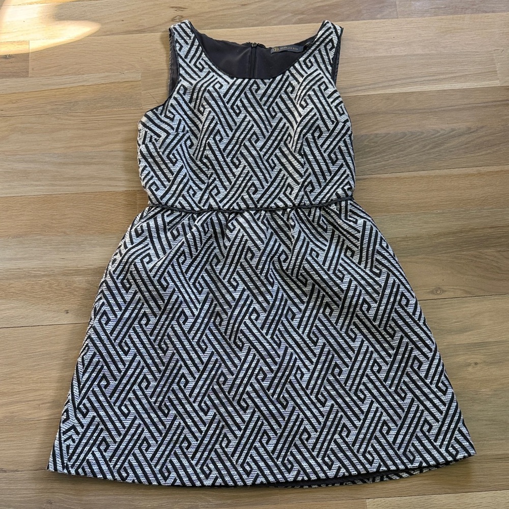 Outback Red Black and White Mini Dress